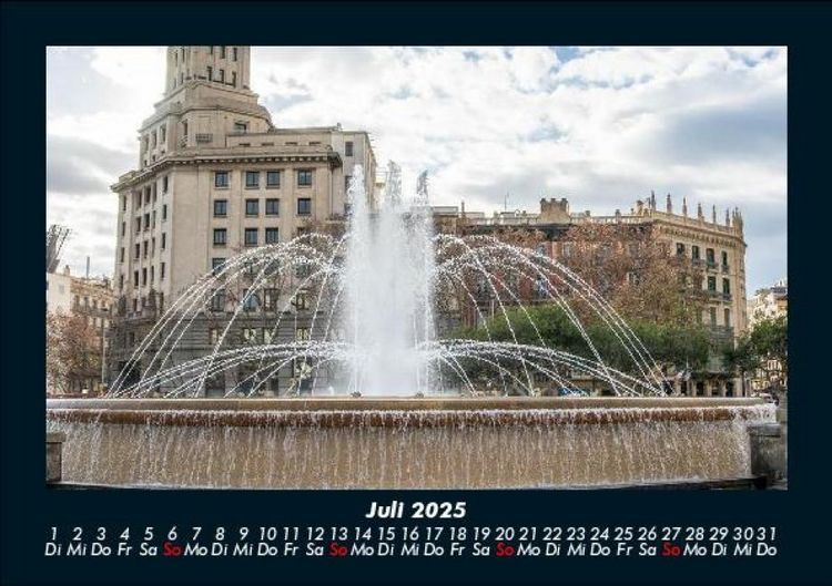 Produktbild: Barcelona 2025 Fotokalender DIN A5