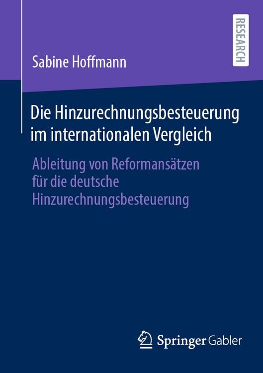 Produktbild: Die Hinzurechnungsbesteuerung im internationalen Vergleich
