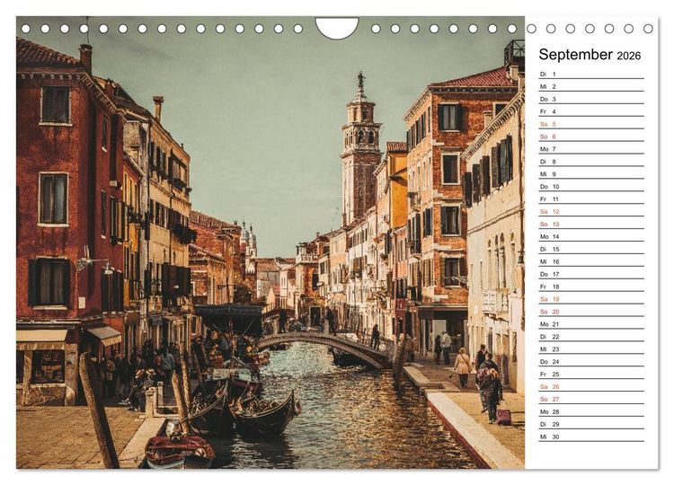 Produktbild: Traumstadt Venedig (Wandkalender 2026 DIN A4 quer), CALVENDO Monatskalender