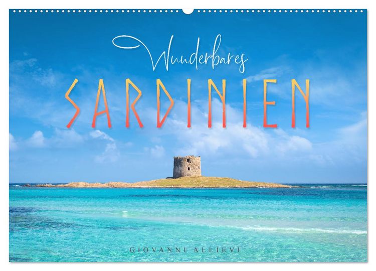 Produktbild: Wunderbares Sardinien (Wandkalender 2026 DIN A2 quer), CALVENDO Monatskalender