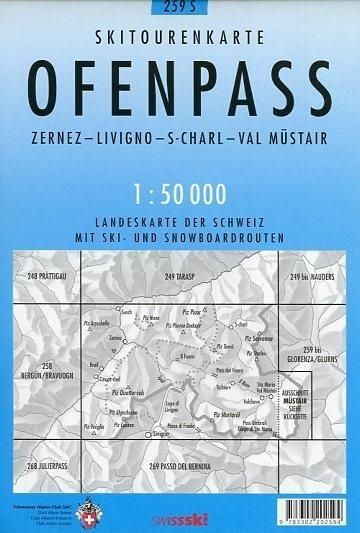 Produktbild: Swisstopo 1 : 50 000 Ofenpass Ski