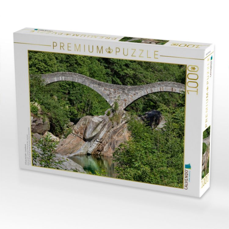 Produktbild: CALVENDO Puzzle Il Ponte dei Salti - Lavertezzo | 1000 Teile Lege-Gr&ouml;&szlig;e 64x48cm Foto-Puzzle f&uuml;r gl&uuml;ckliche Stunden