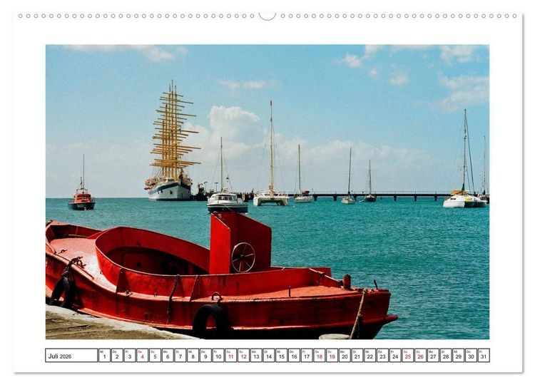 Produktbild: KARIBIK - die Vielfalt genie&szlig;en (hochwertiger Premium Wandkalender 2026 DIN A2 quer), Kunstdruck in Hochglanz
