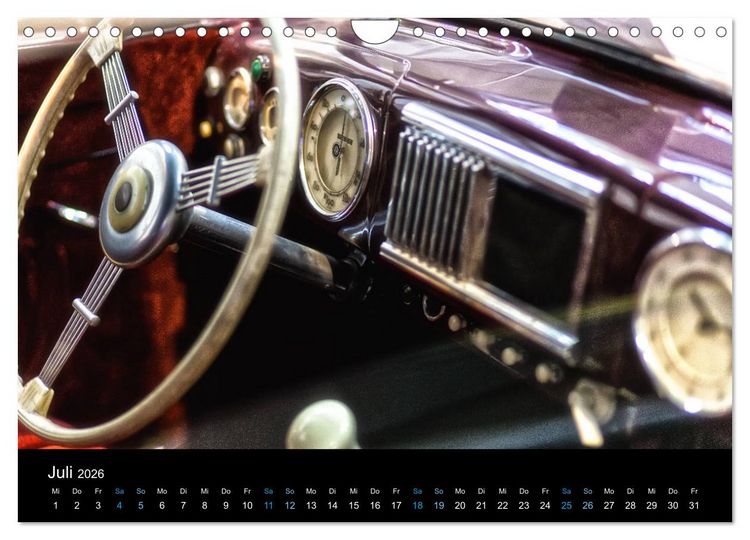 Produktbild: CLASSIC COCKPITS - Funktionale Kunstwerke aus einer anderen Zeit (Wandkalender 2026 DIN A4 quer), CALVENDO Monatskalender