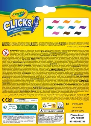 Produktbild: CRAYOLA - 10 Filzstifte Clicks