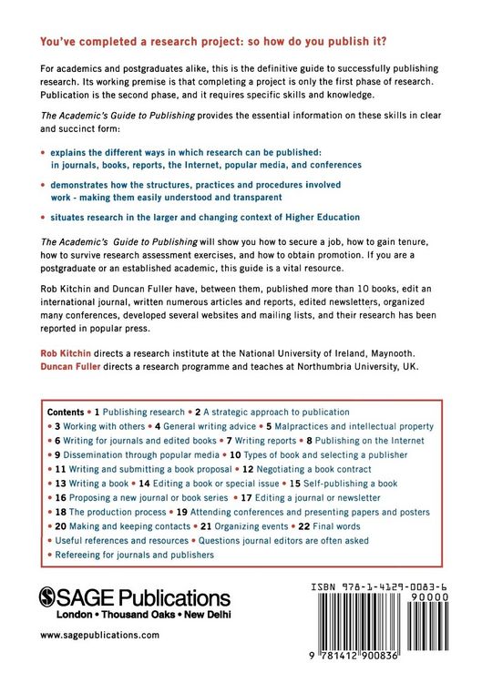 Produktbild: The Academic's Guide to Publishing