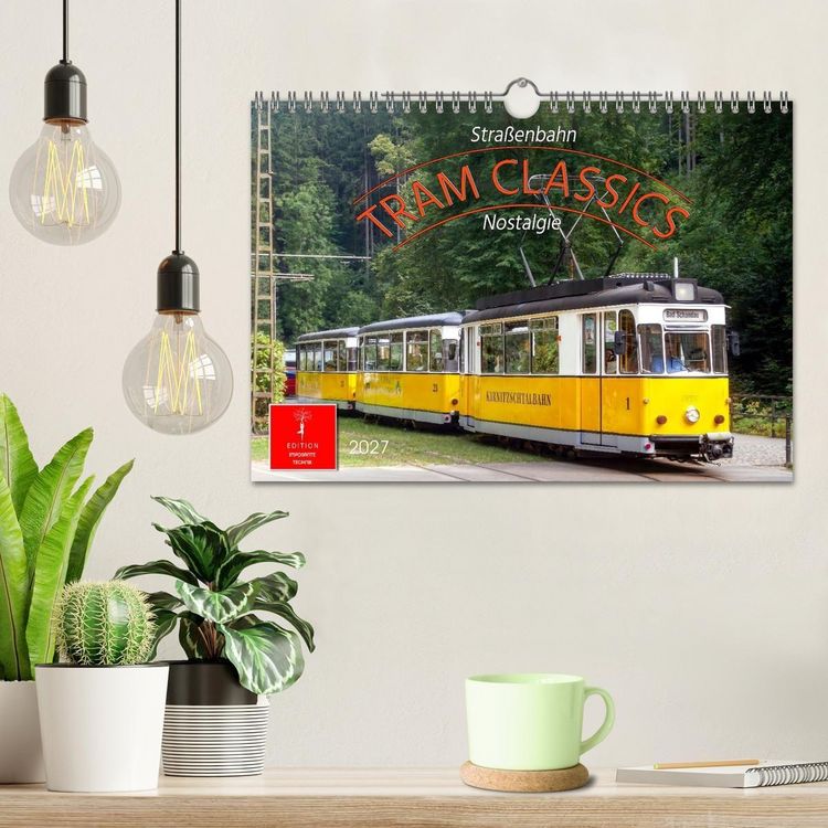 Produktbild: TRAM CLASSICS - Stra&szlig;enbahn Nostalgie (Wandkalender 2027 DIN A4 quer), CALVENDO Monatskalender