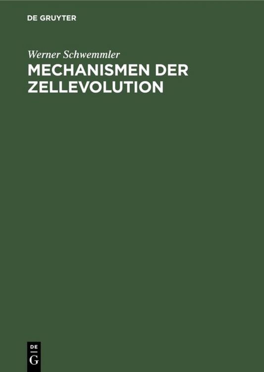 Produktbild: Mechanismen der Zellevolution