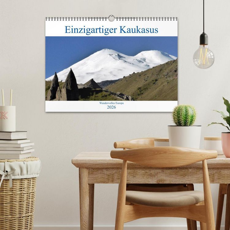 Produktbild: Einzigartiger Kaukasus (Wandkalender 2026 DIN A3 quer), CALVENDO Monatskalender