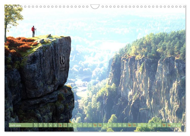 Produktbild: Wandergl&uuml;ck - Momente der Freiheit in der Natur (Wandkalender 2026 DIN A3 quer), CALVENDO Monatskalender