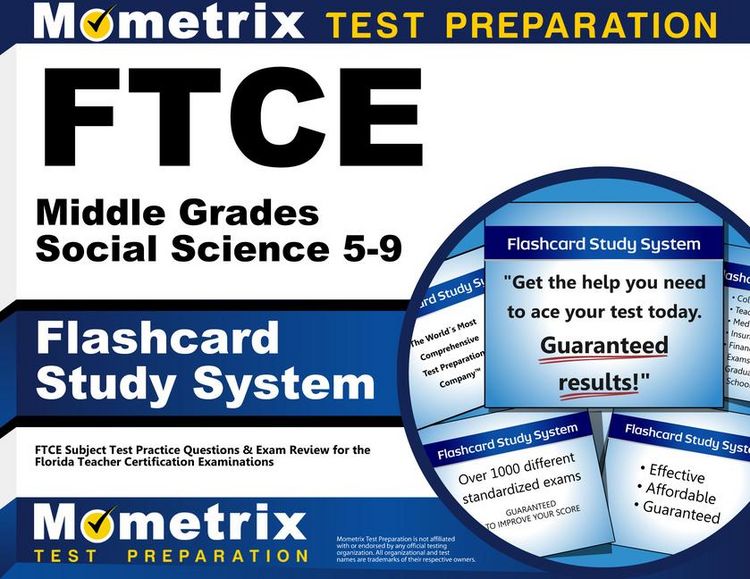 Produktbild: FTCE Middle Grades Social Science 5-9 Flashcard Study System