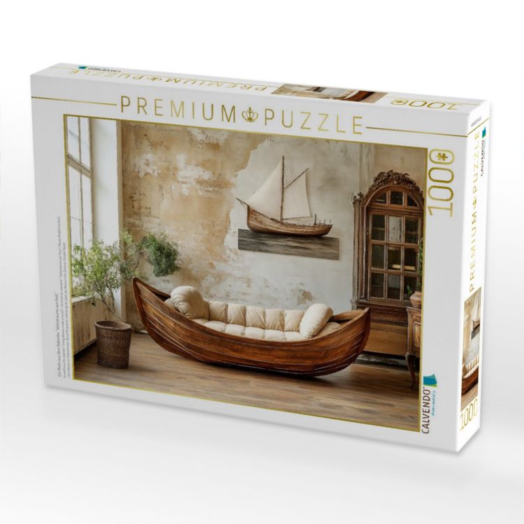 Produktbild: CALVENDO Puzzle Ein Motiv aus dem Kalender "Wohntr&auml;ume aus Holz" | 1000 Teile Lege-Gr&ouml;&szlig;e 64x48cm Foto-Puzzle f&uuml;r gl&uuml;ckliche Stunden