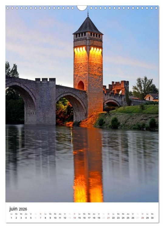 Produktbild: Reflets d'eau (Calendrier mural 2026 DIN A3 horizontal), CALVENDO calendrier mensuel