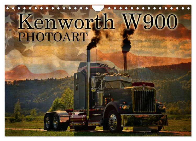 Produktbild: Kenworth W900 PHOTOART (Wandkalender 2026 DIN A4 quer), CALVENDO Monatskalender