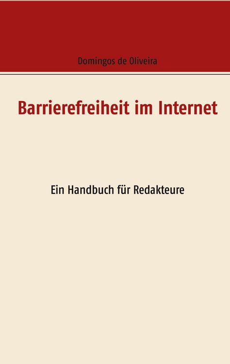 Produktbild: Barrierefreiheit im Internet