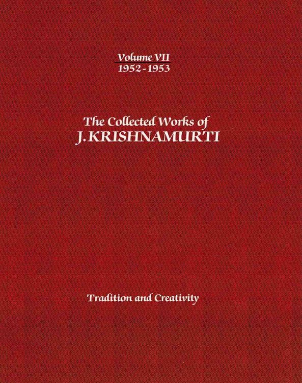 Produktbild: The Collected Works of J. Krishnamurti, Volume VII