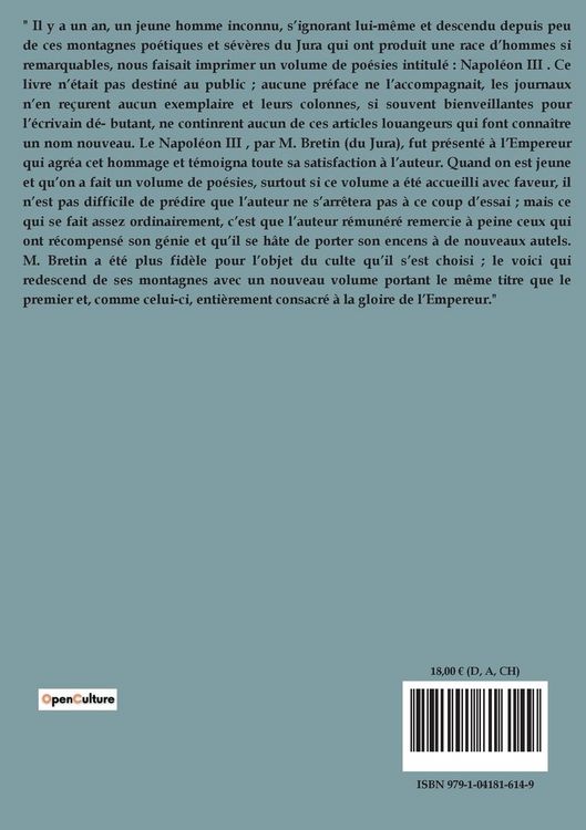 Produktbild: Napol&eacute;on III : recueil de Po&eacute;sies