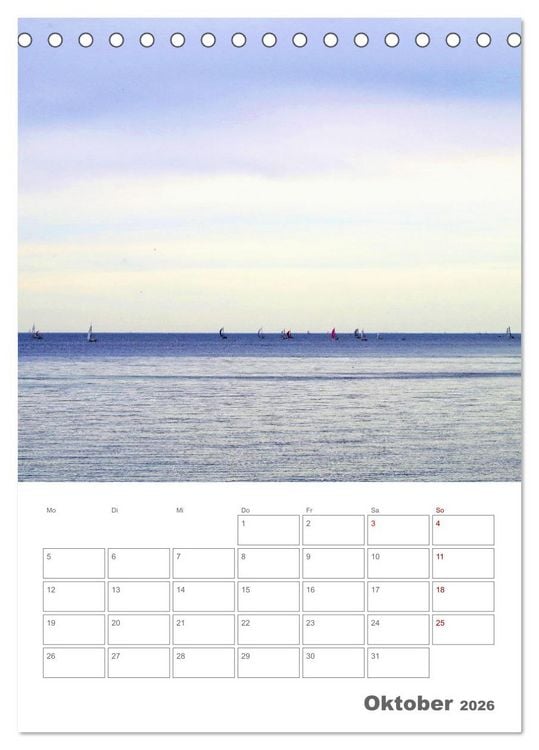 Produktbild: Mein Warnem&uuml;nde - Das moderne Ostseebad im Norden von Rostock (Tischkalender 2026 DIN A5 hoch), CALVENDO Monatskalender