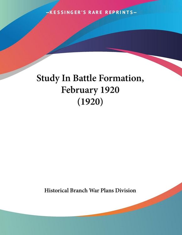 Produktbild: Study In Battle Formation, February 1920 (1920)