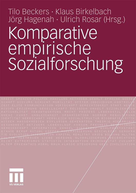 Produktbild: Komparative empirische Sozialforschung