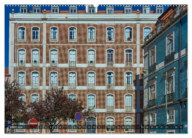 Produktbild: Portugal - Bilder dreier St&auml;dte (Wandkalender 2026 DIN A2 quer), CALVENDO Monatskalender