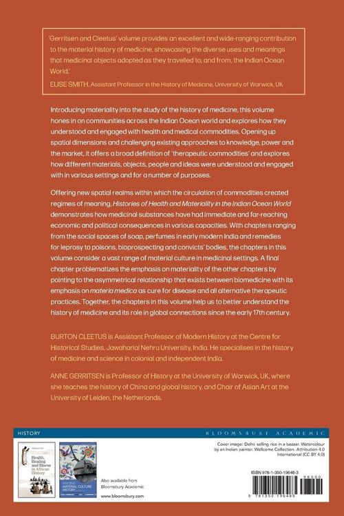 Produktbild: Histories of Health and Materiality in the Indian Ocean Worl