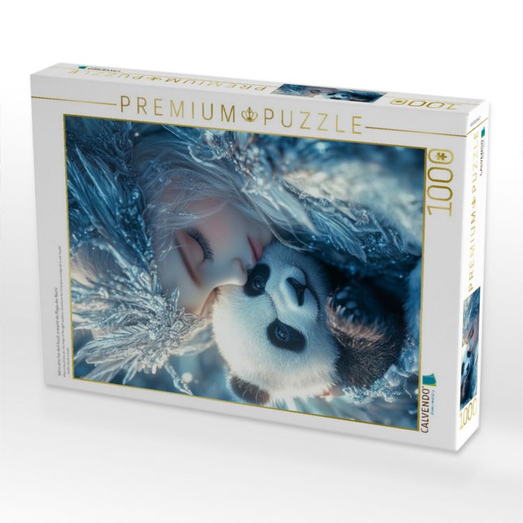 Produktbild: CALVENDO Puzzle Wenn eine Fee dich k&uuml;sst, erwacht die Magie der Nacht | 1000 Teile Lege-Gr&ouml;&szlig;e 64x48cm Foto-Puzzle f&uuml;r gl&uuml;ckliche Stunden