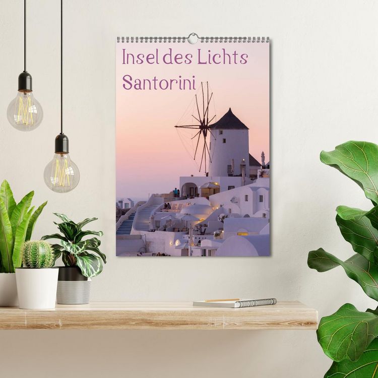 Produktbild: Insel des Lichts - Santorini (Wandkalender 2026 DIN A3 hoch), CALVENDO Monatskalender