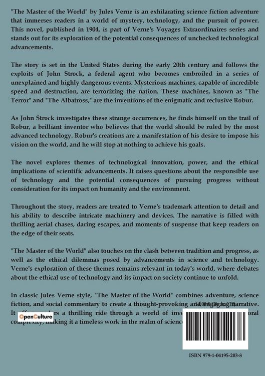 Produktbild: The Master of the World