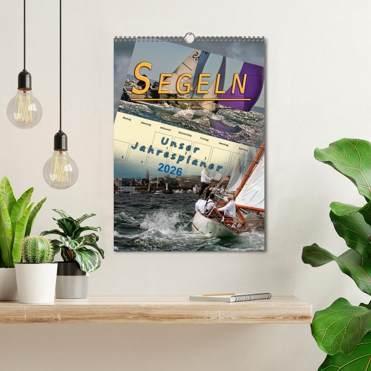 Produktbild: Segeln, unser Jahresplaner (Wandkalender 2026 DIN A3 hoch), CALVENDO Monatskalender