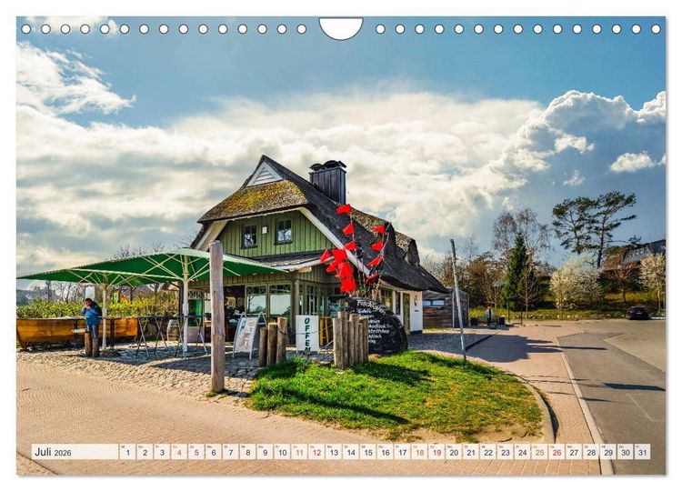 Produktbild: Ahrenshoop Impressionen (Wandkalender 2026 DIN A4 quer), CALVENDO Monatskalender
