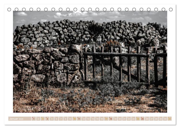 Produktbild: Sardinien Impressionen (Tischkalender 2026 DIN A5 quer), CALVENDO Monatskalender