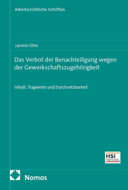 Produktbild: Das Verbot der Benachteiligung wegen der Gewerkschaftszugeh&ouml;rigkeit