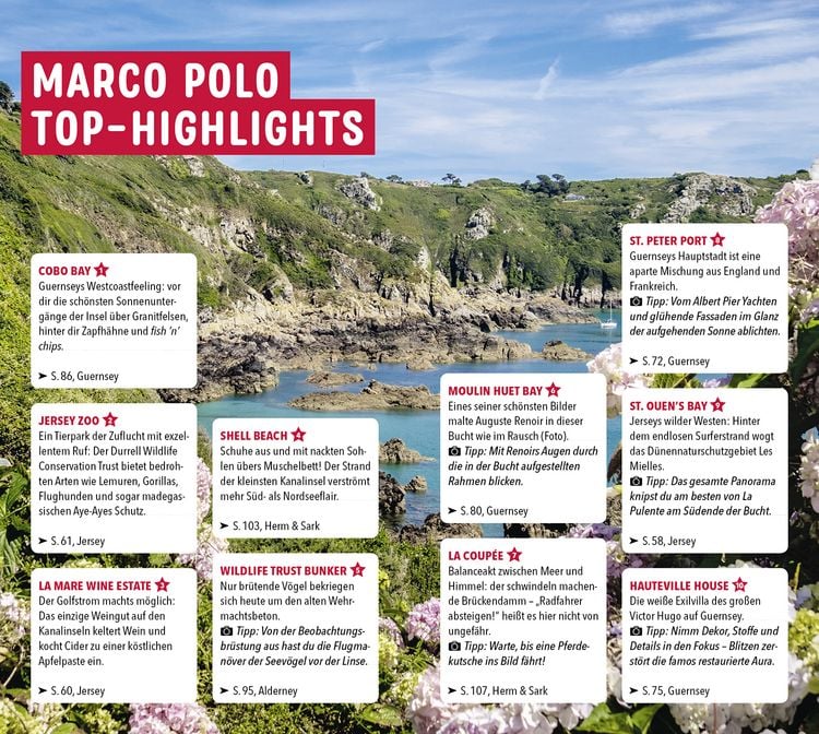 Produktbild: MARCO POLO Reisef&uuml;hrer Kanalinseln, Jersey, Guernsey, Sark, Herm, Alderney