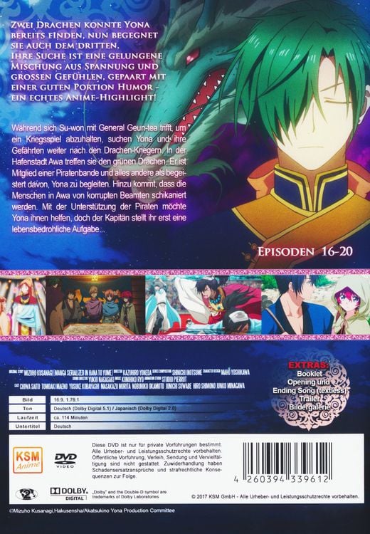 Produktbild: Akatsuki No Yona - Prinzessin der Morgend&auml;mmerung - Volume 4 (Episoden 16-20)