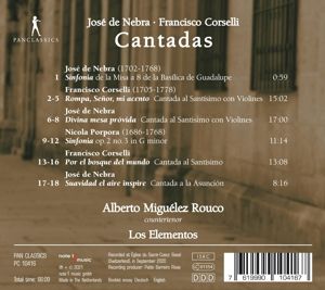 Produktbild: Jose de Nebra; Francisco Corselli: Cantadas