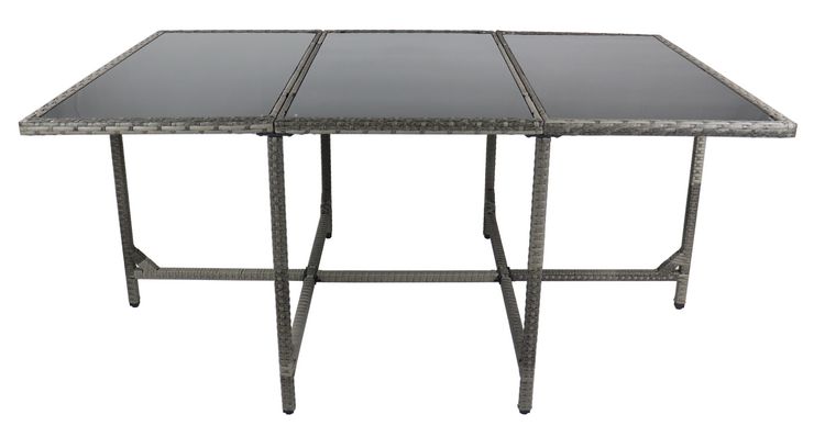 Produktbild: Rattan Gartentisch Balkontisch Raloso 170x110