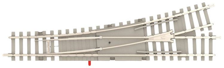 Produktbild: MiniTrix T14538 N Gleis Weiche, links, Betonschwelle 112.6mm 15&deg; 1St.