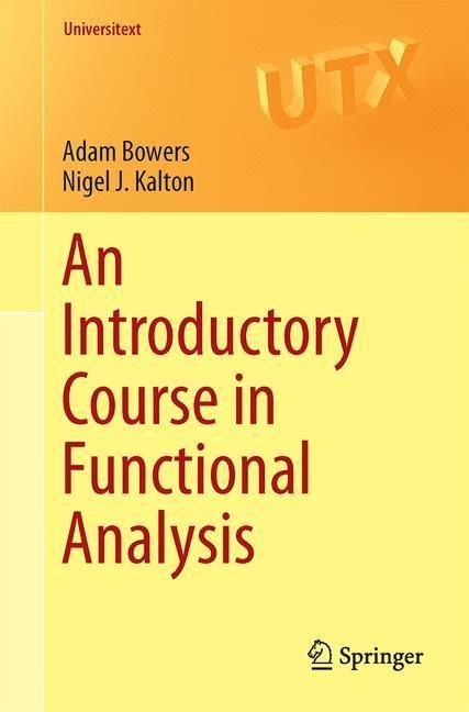 Produktbild: An Introductory Course in Functional Analysis