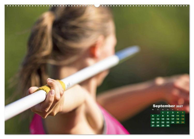 Produktbild: Faszination Leichtathletik: Schneller, h&ouml;her, weiter (hochwertiger Premium Wandkalender 2027 DIN A2 quer), Kunstdruck in Hochglanz