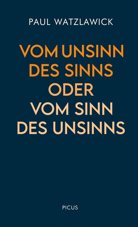 Produktbild: Vom Unsinn des Sinns oder vom Sinn des Unsinns