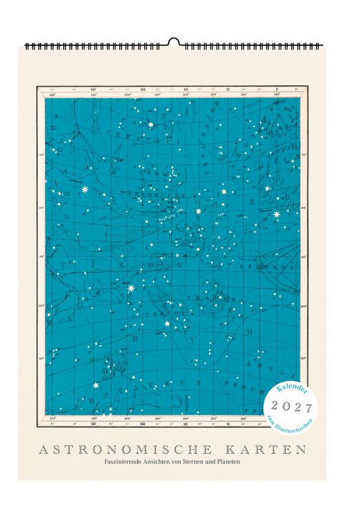 Produktbild: Astronomische Karten. Wandkalender 2027