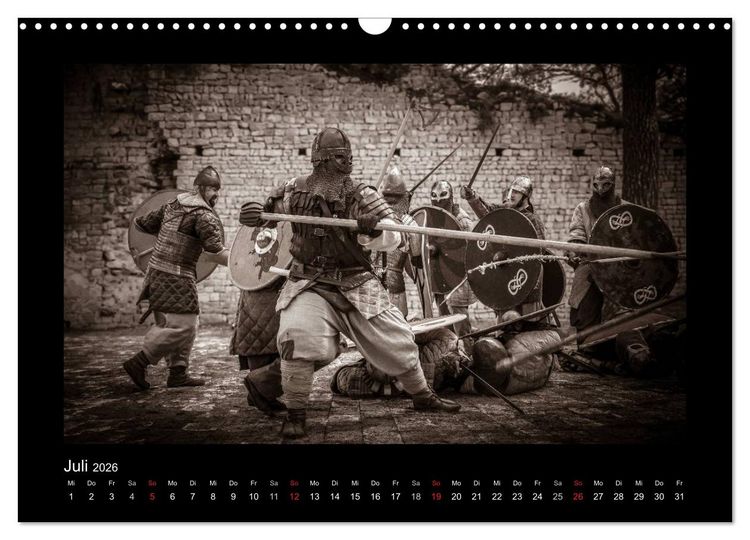 Produktbild: Wikinger und Krieger (Wandkalender 2026 DIN A3 quer), CALVENDO Monatskalender