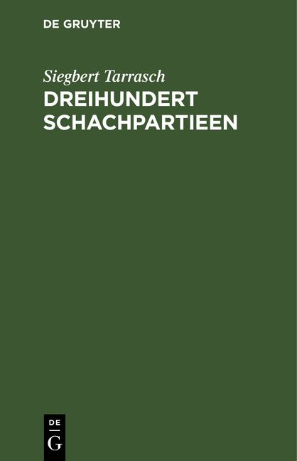 Produktbild: Dreihundert Schachpartieen