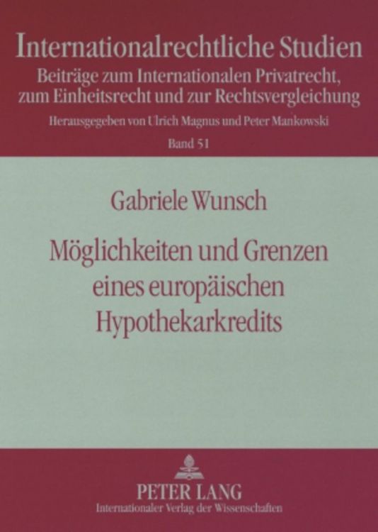 Produktbild: Moeglichkeiten und Grenzen eines europaeischen Hypothekarkredits