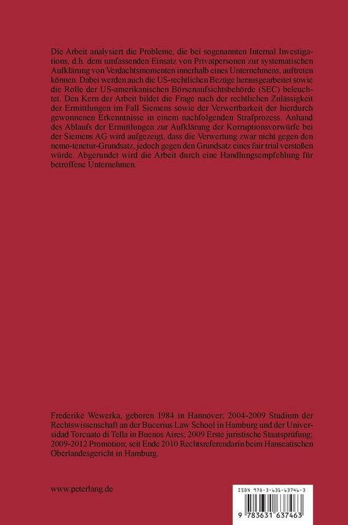 Produktbild: Internal Investigations
