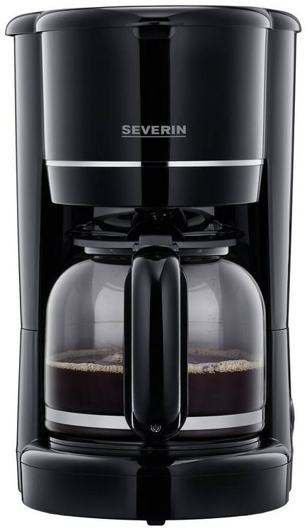 Produktbild: Severin 4320 Kaffeemaschine Schwarz Fassungsverm&ouml;gen Tassen=10 Glaskanne, Warmhaltefunktion