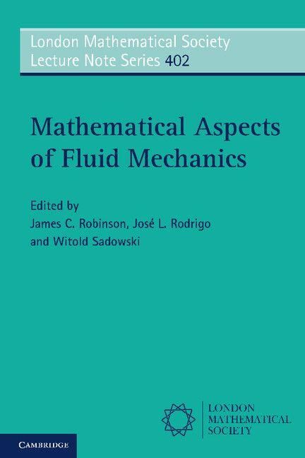 Produktbild: Mathematical Aspects of Fluid Mechanics