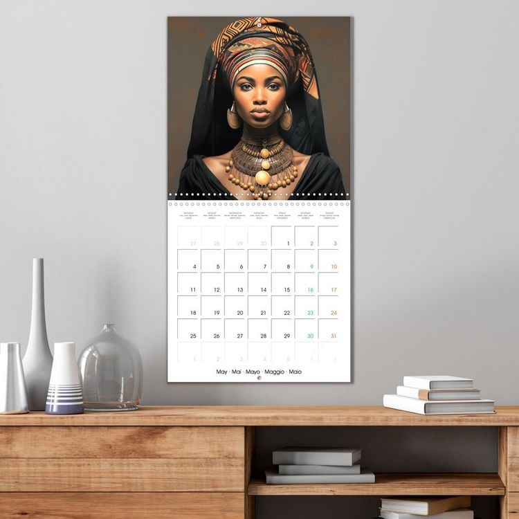 Produktbild: Femmes sublimes d'Afrique (Calendrier mural carr&eacute; 2026 30x30 cm) Calendrier double avec une page pour vos prises de notes