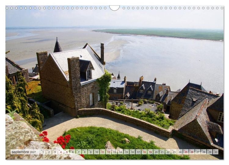Produktbild: Le Mont-Saint-Michel - Impressionnante montagne monastique (Calendrier mural 2027 DIN A3 vertical), CALVENDO calendrier mensuel